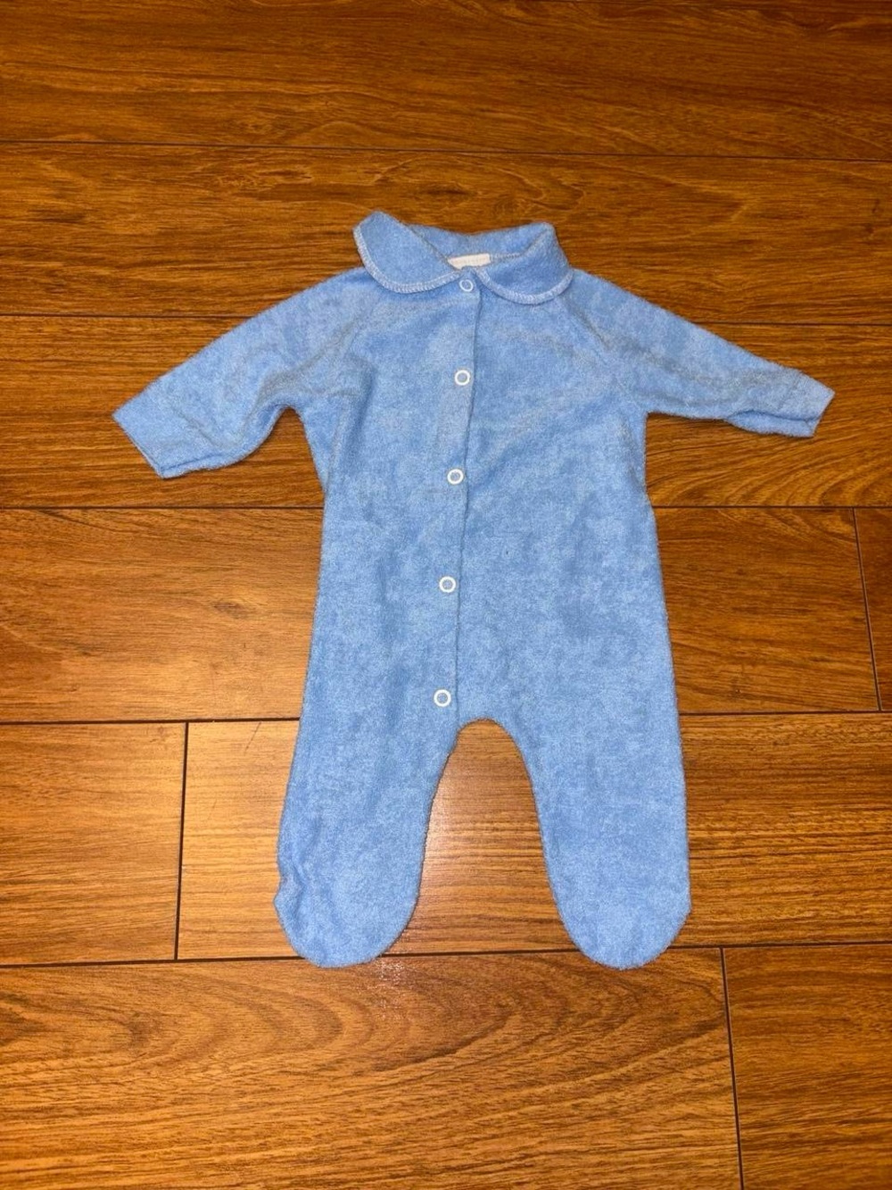 Vintage 90s blue baby onesie